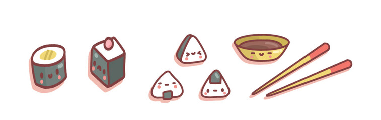 Set Sushi Cute