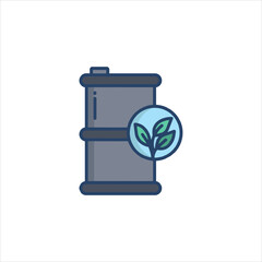 ecology flat icon vector pictogram eps 10