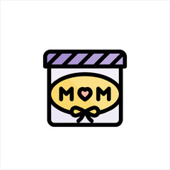 pizza box vector illustration