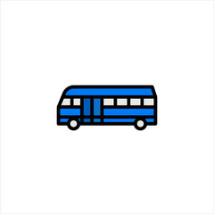 vector bus icon