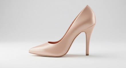 Elegant Pointed-toe Stiletto Heel Shoe in Neutral Tone