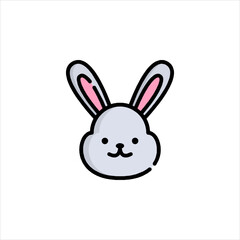 vector illustration of a rabbit