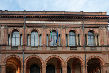 The old town of Bologna, Italy