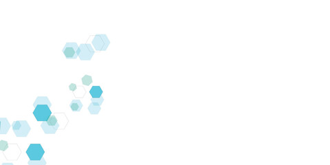 Geometric abstract background with simple hexagonal elements Vector hexagons pattern.