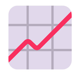 Increasing Chart Emoji,Upward Trend Graph