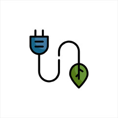 usb cable on white background