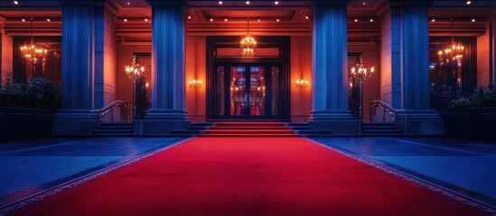 Grand Entrance on Red Carpet