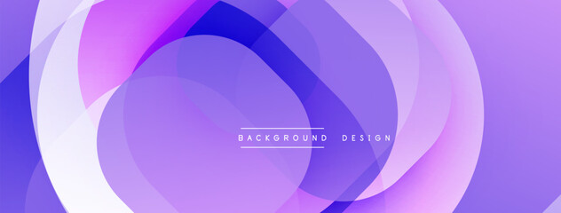 Abstract layers create soft purple, white gradient. Modern design evokes calm, flowing energy. Minimalist aesthetic.