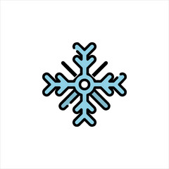 snowflake on white background