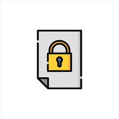 vector lock icon