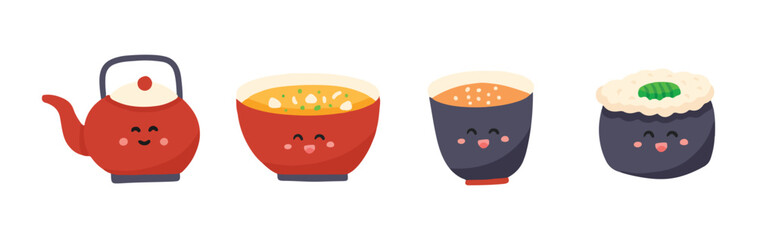 Set Icons Sushi