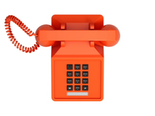 Téléphone américain vintage