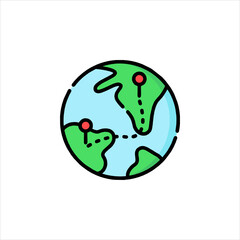green earth globe