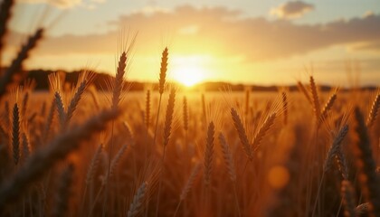 Silhouetted crowd joyful celebrating vibrant sunset background