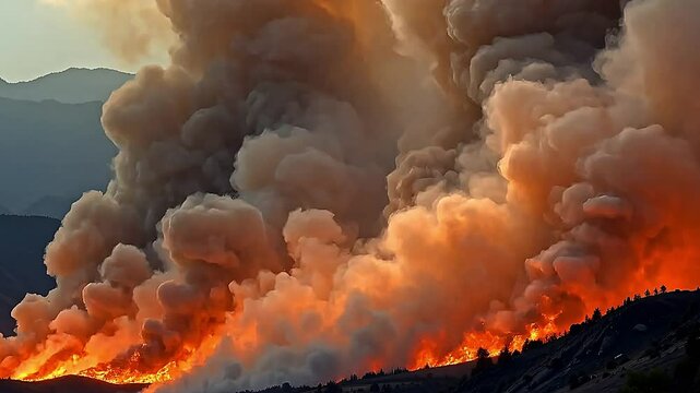 the cracking and splitting of fuel, the eruption of gases, and the delicate trails of soot that snake through the air