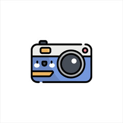 retro camera icon