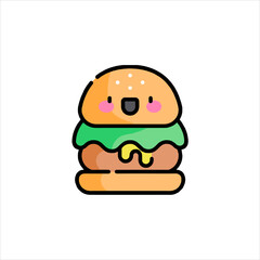 burger cartoon character