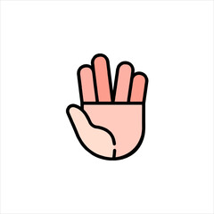 hand sign icon