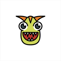 cartoon face of a face