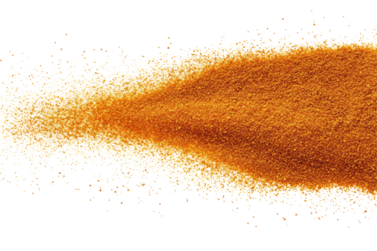 Spilled golden granules  A dynamic,  flowing heap of granular substance