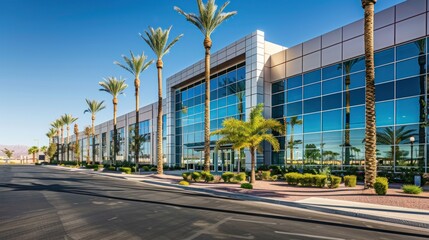 Large office complex exterior view stock photo --ar 16:9 --raw --v 6 Job ID: 07add9df-0774-41c6-8976-53679da948c8