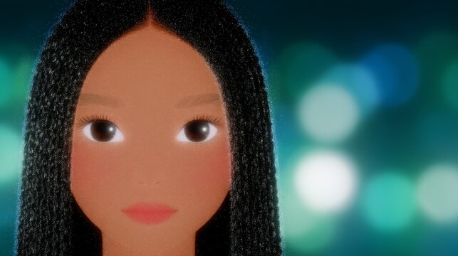 Perfect Gorgeous Amanda afro anime manga girl Pitch black skin Very big luminous grey blue silver eyes gorgeous perfect thick lips Glossy red lipstick long luminous white Dreadlocks Floating luminous