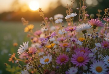 pink cosmos flowers