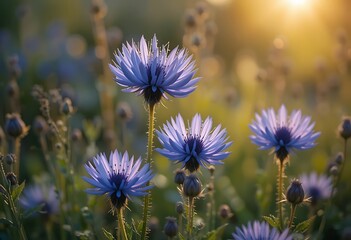wild flowers in the meadow