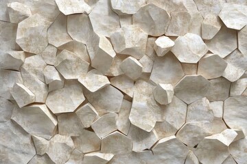 A close-up of a textured surface made up of many small, irregular shapes