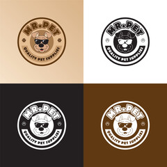 Mr Pet pet food supply shop logo design