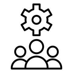Management Outline Icon