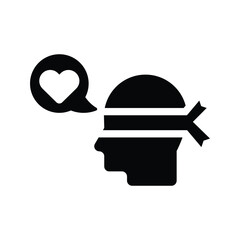Fototapeta premium Blind date icon
