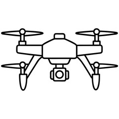 Minimal Drone Vector on White
