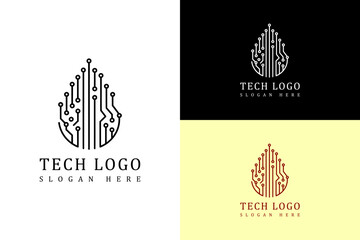 flame with neuro lines illustration, abstract, vector, logo for database, data transfer, data center, cloud computing, blockchain, data analyst, artificial intelligence, tech, and more