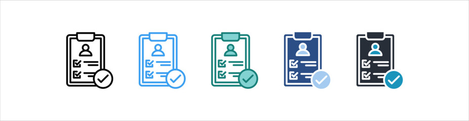 Requirement Icon In Different Style Vector