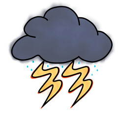 cloud and rain
