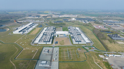 data center in Odense, Denmark, cloud or connectivity, hyperscaler, AI, IT, infrastrucutre, computing center.