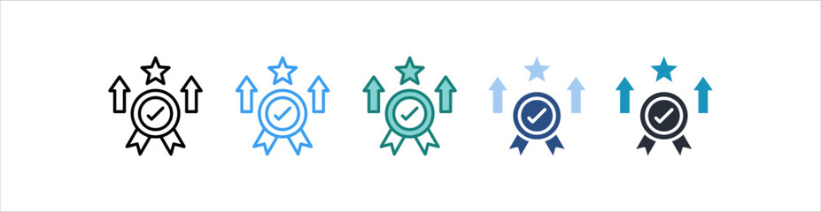 High Quality Icon In Different Style Vector