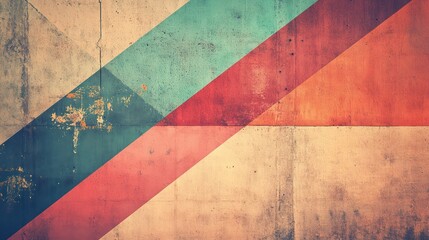 Obraz premium Vintage Retro Aesthetic Texture with Soft Muted Colors