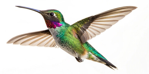 Fototapeta premium Hummingbird Bird Images White Background