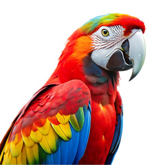 Fototapeta premium red and yellow macaw