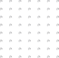 Texture in the form of small repeating rounded objects.