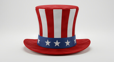 American Flag Top Hat: Perfect for 4th of July!