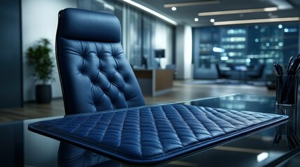 Fototapeta premium Executive Suite Leather desk blotter chair office