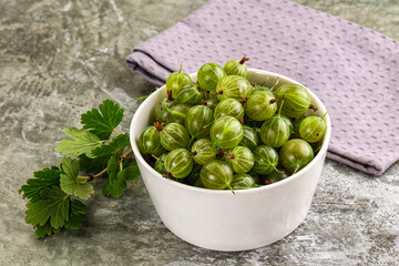 Ripe sweeet and juicy gooseberry