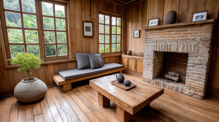 Cozy local home interior where travelers connect with family through cultural immersion