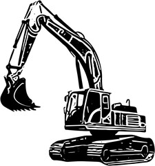 excavator vector © Adam