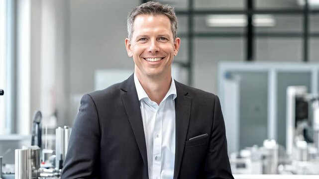 Factory Manager Introducing Automated Production Line