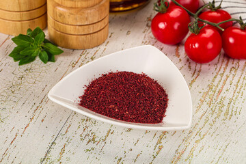 Natural organic Sumah powder for culinary