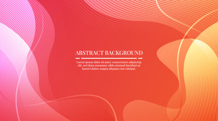 irregular wave shapes and lines on a gradient background